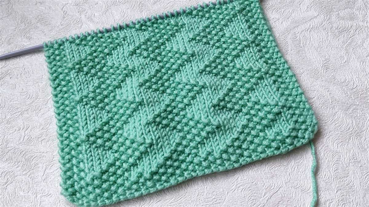 10 stitch zigzag knitting pattern