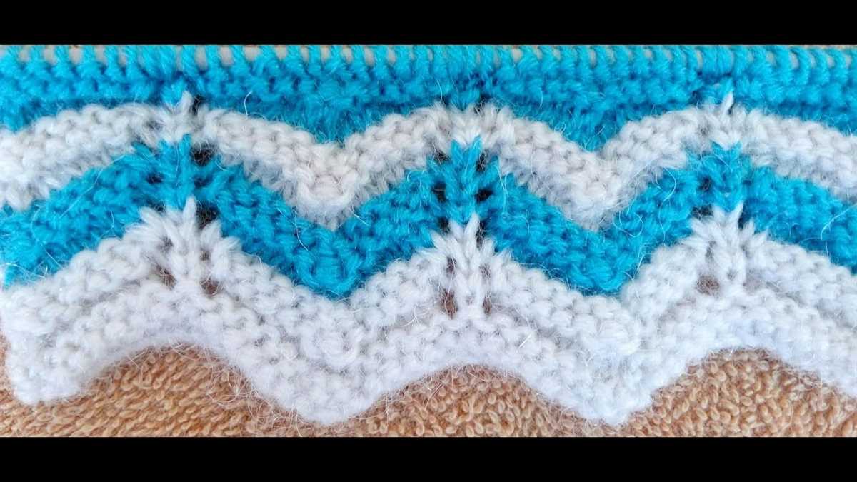 10 stitch zigzag knitting pattern