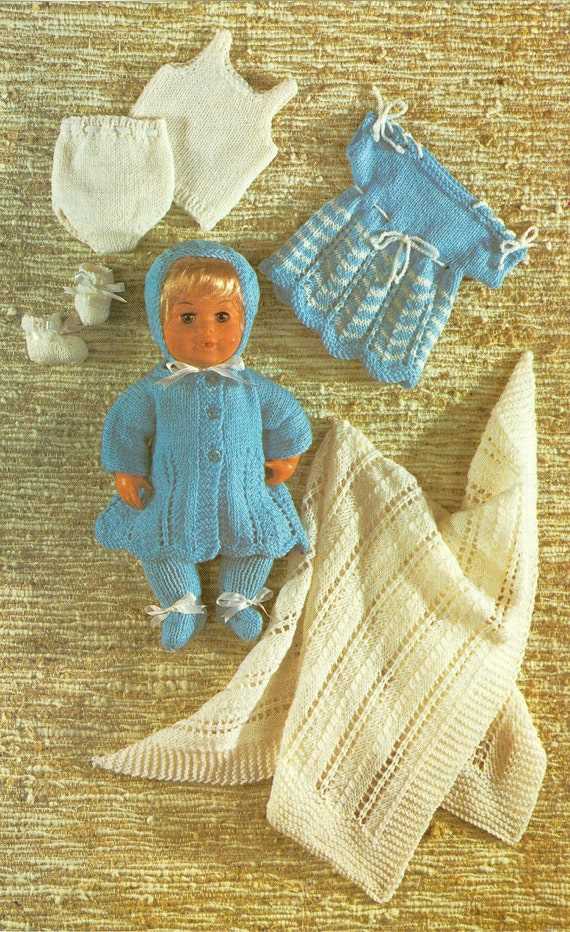 12 inch doll knitting patterns free