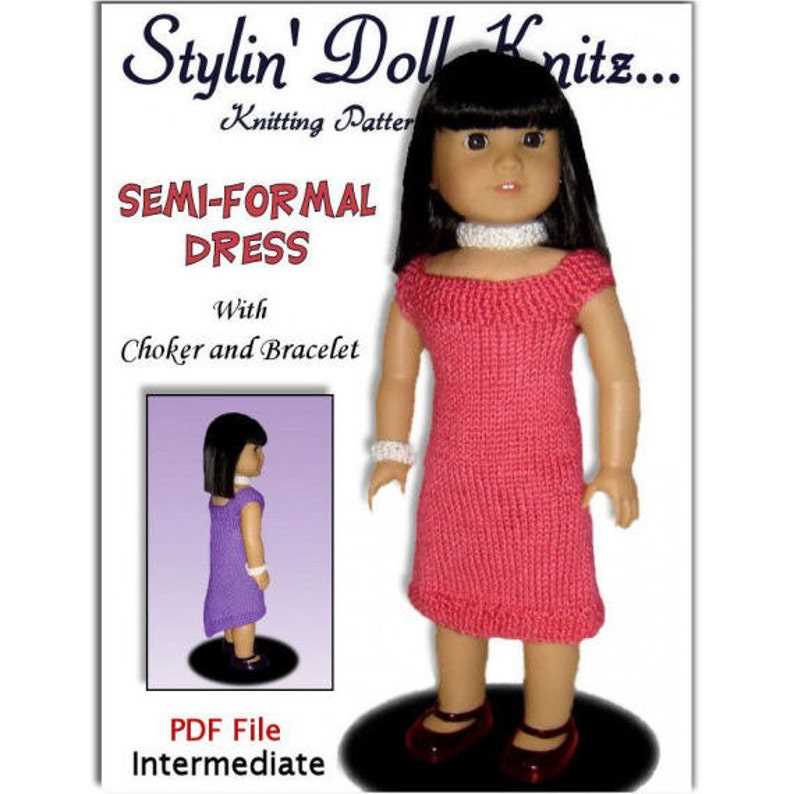 12 inch doll knitting patterns free