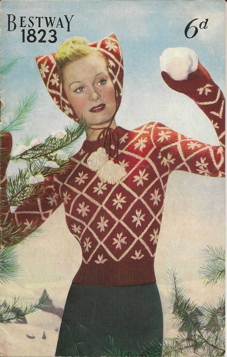 1940's christmas stocking knitting pattern