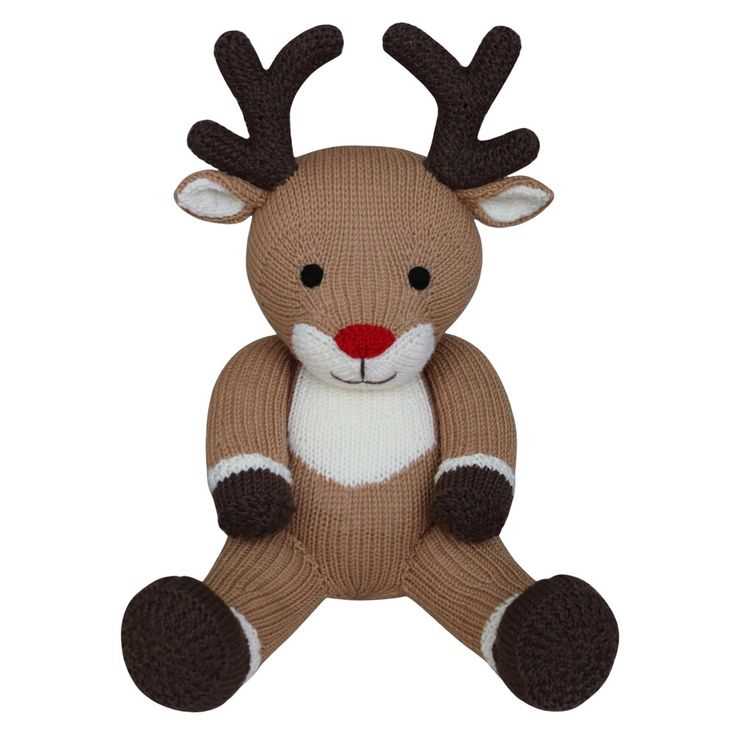 Reindeer knit pattern