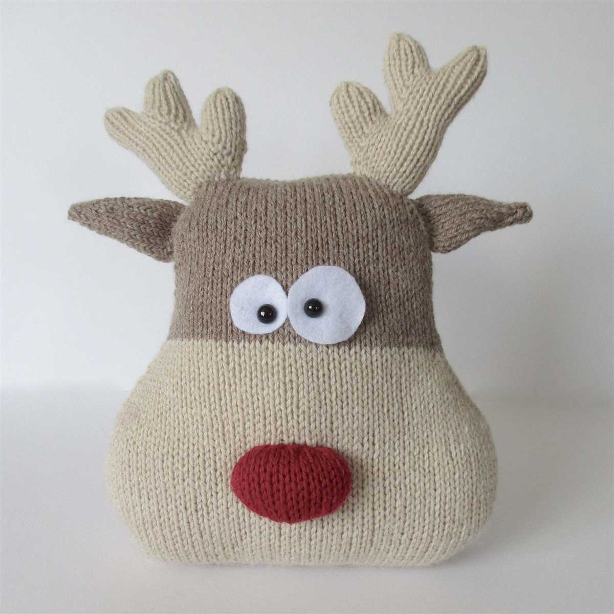 Reindeer knit pattern