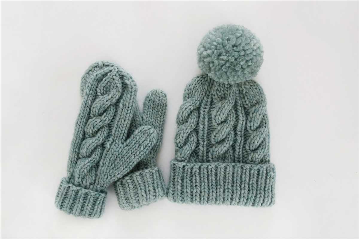 Free knitting pattern for cable hat