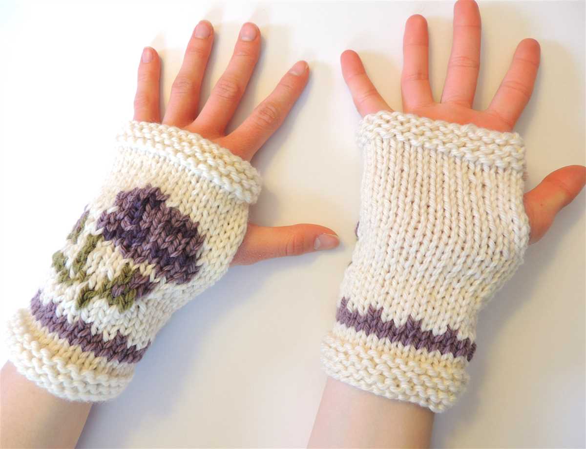 Free men's fingerless gloves knitting pattern pdf