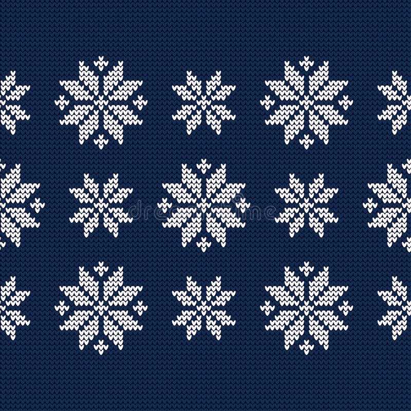 Norwegian snowflake knitting pattern