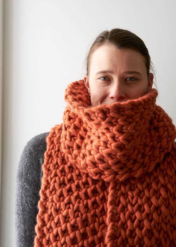 Knit purl scarf patterns