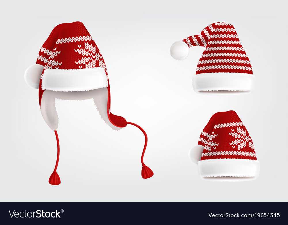 Knitted santa hat pattern