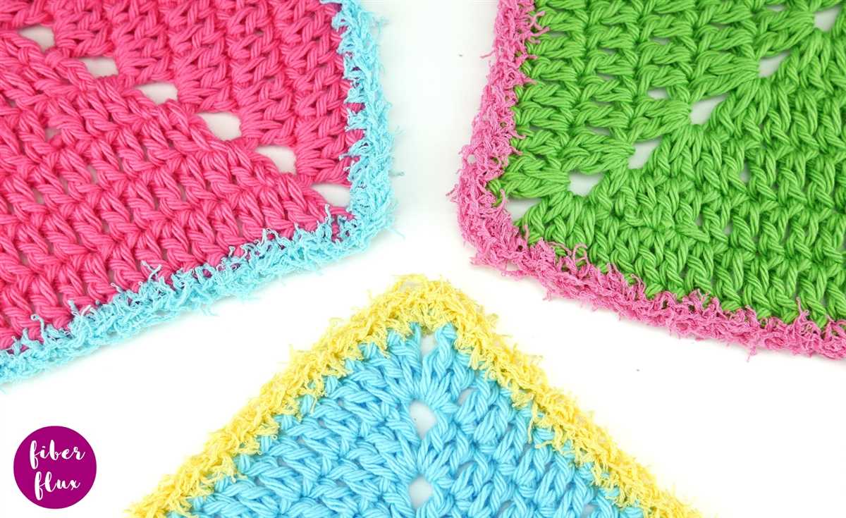 Scrubby dishcloth knit pattern free