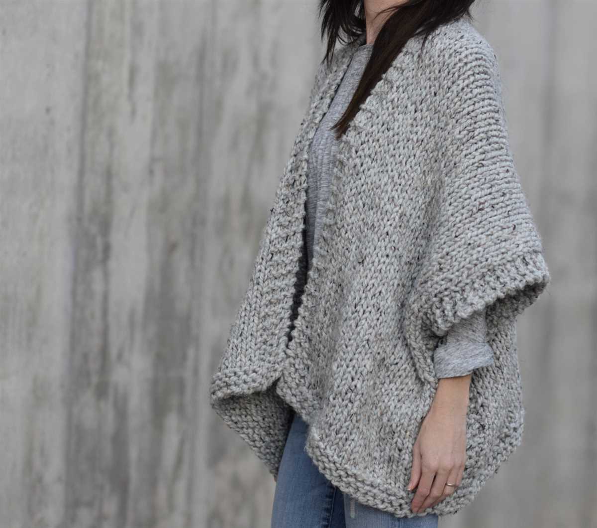 Kimono cardigan knitting pattern