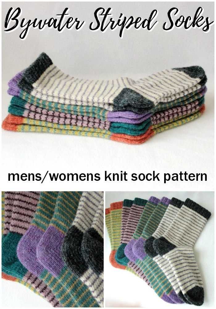 Easy knitted sock pattern