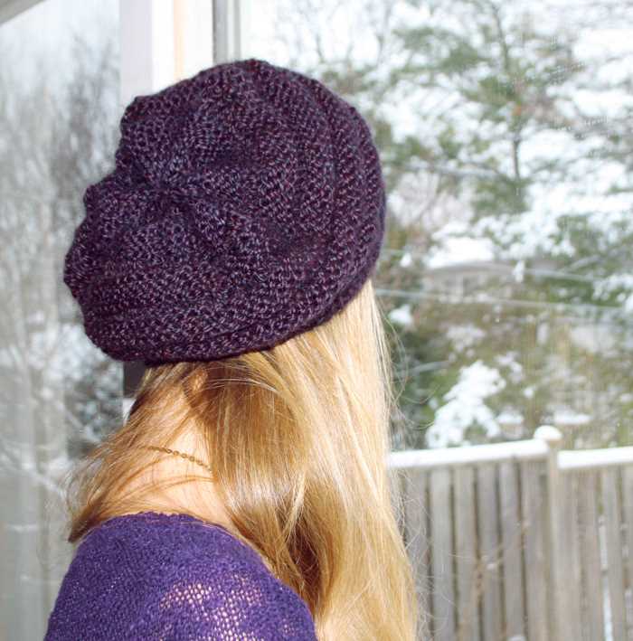 Knit slouchy beret pattern free