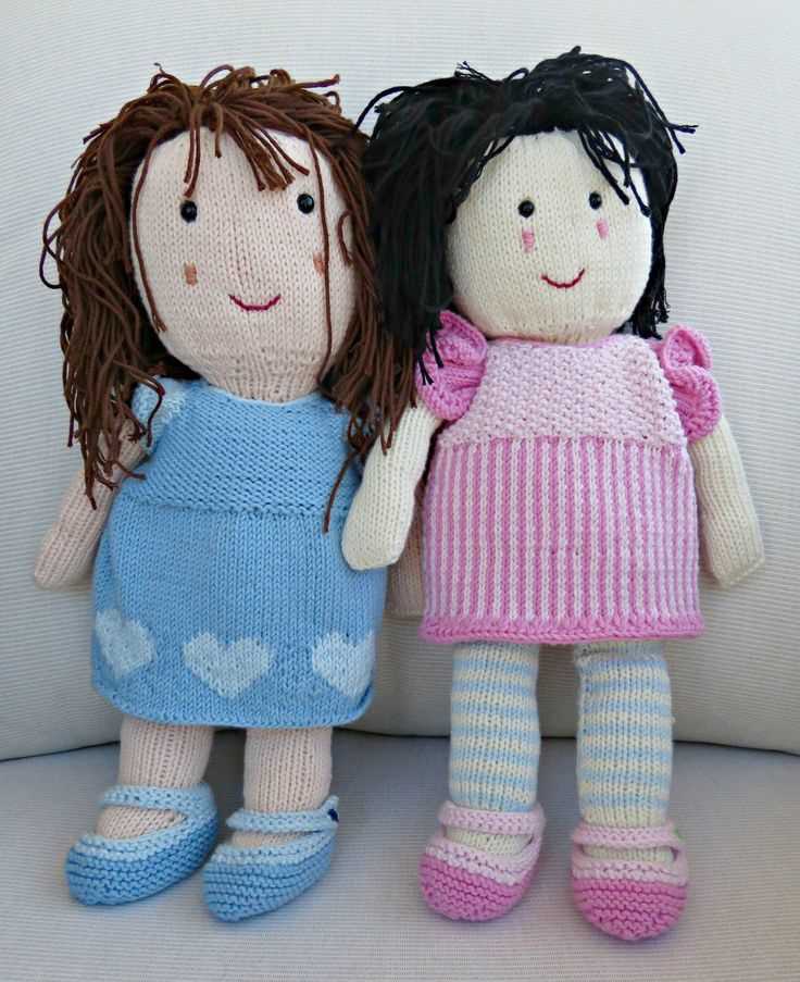 Easy rag doll knitting pattern