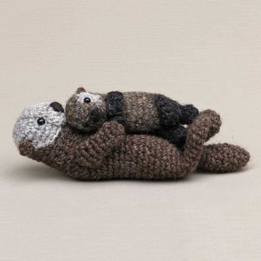 Sea otter knitting pattern