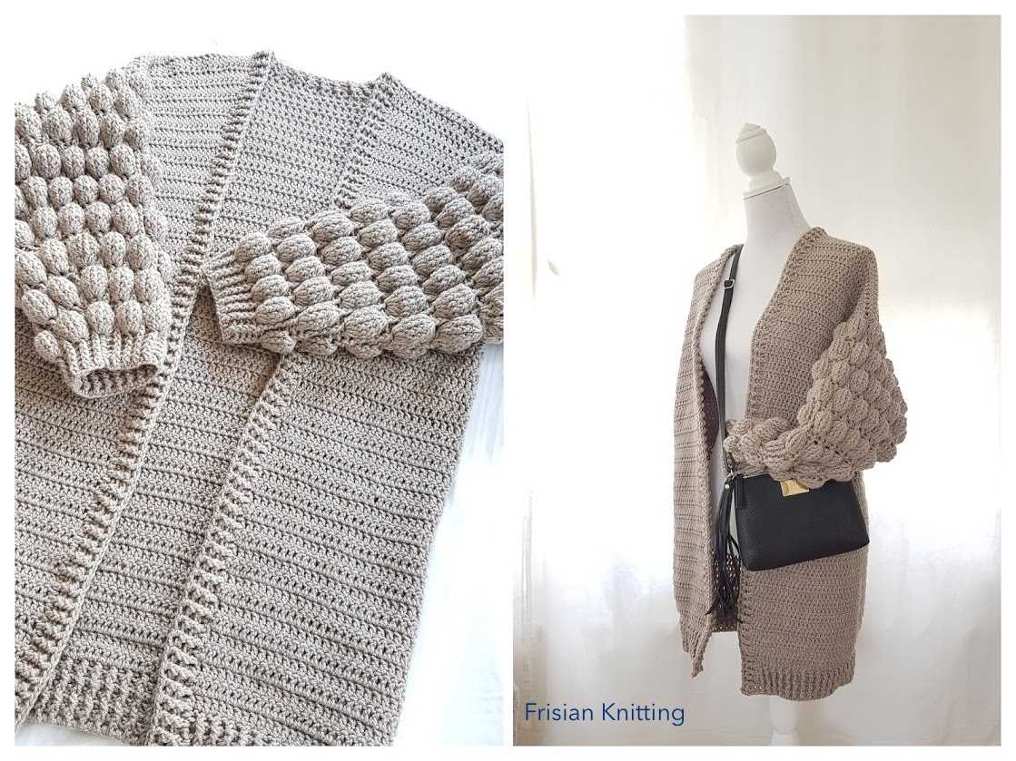 Chunky cardigan knit pattern