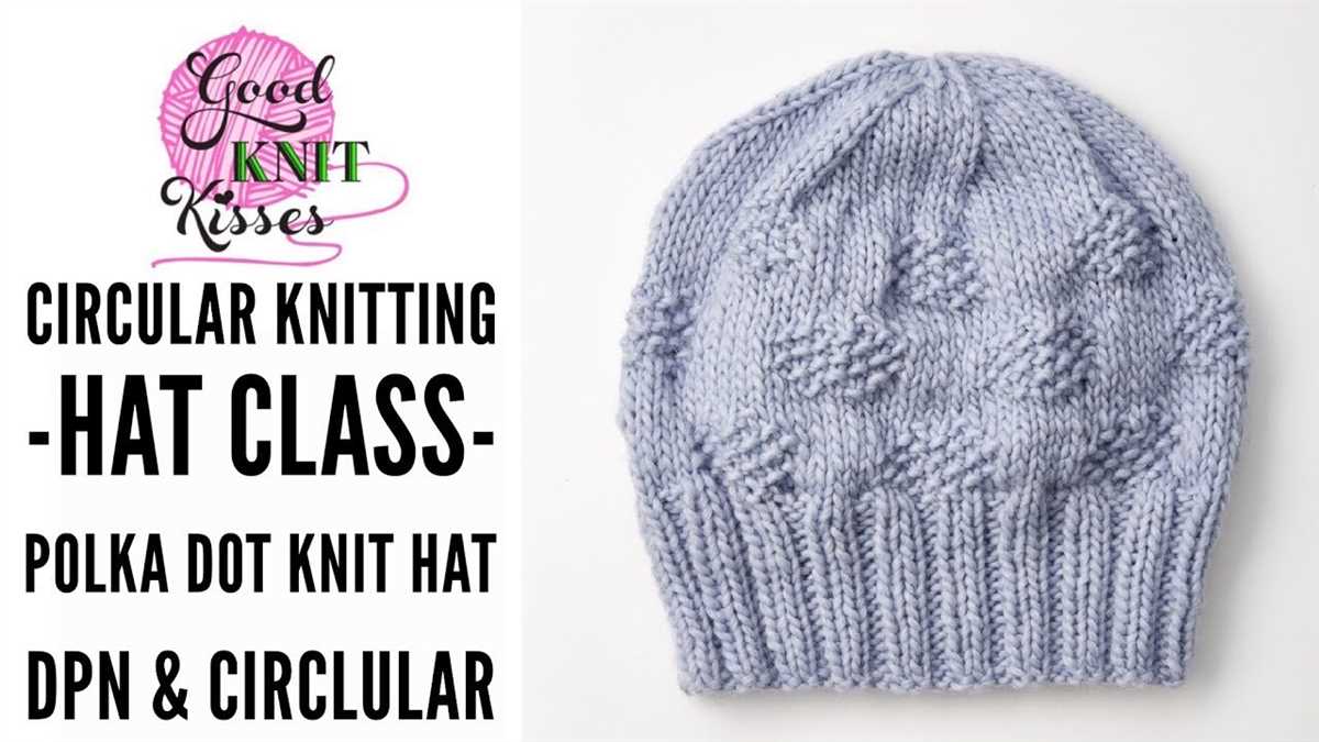 Basic knit hat pattern circular needles