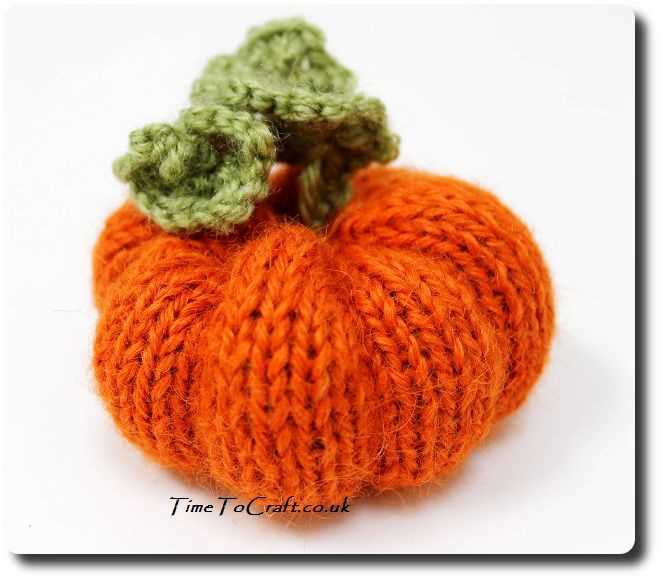 Free knitted pumpkin pattern