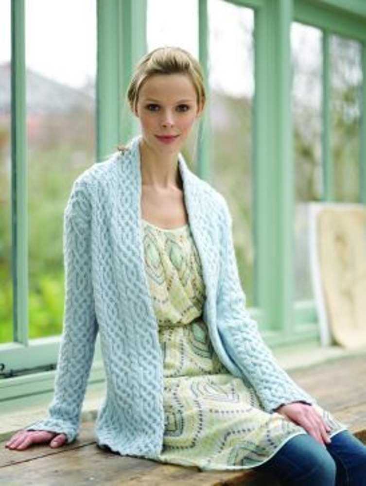 Cable knit jacket pattern