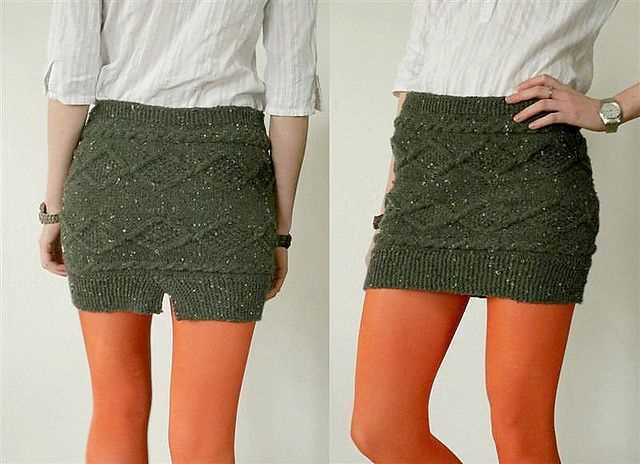 Easy knit skirt pattern free