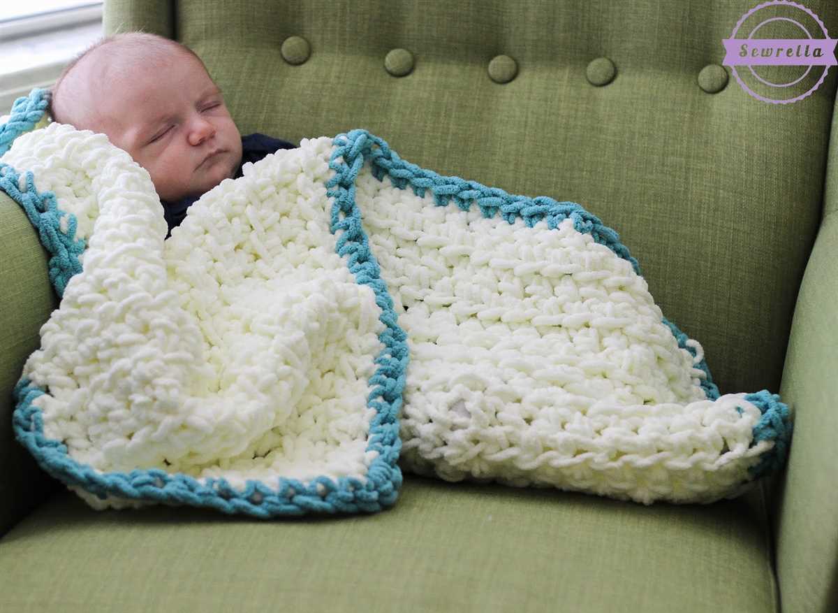 Beginner baby blanket knitting pattern