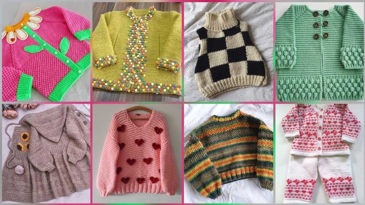 Children's sweater knitting patterns free