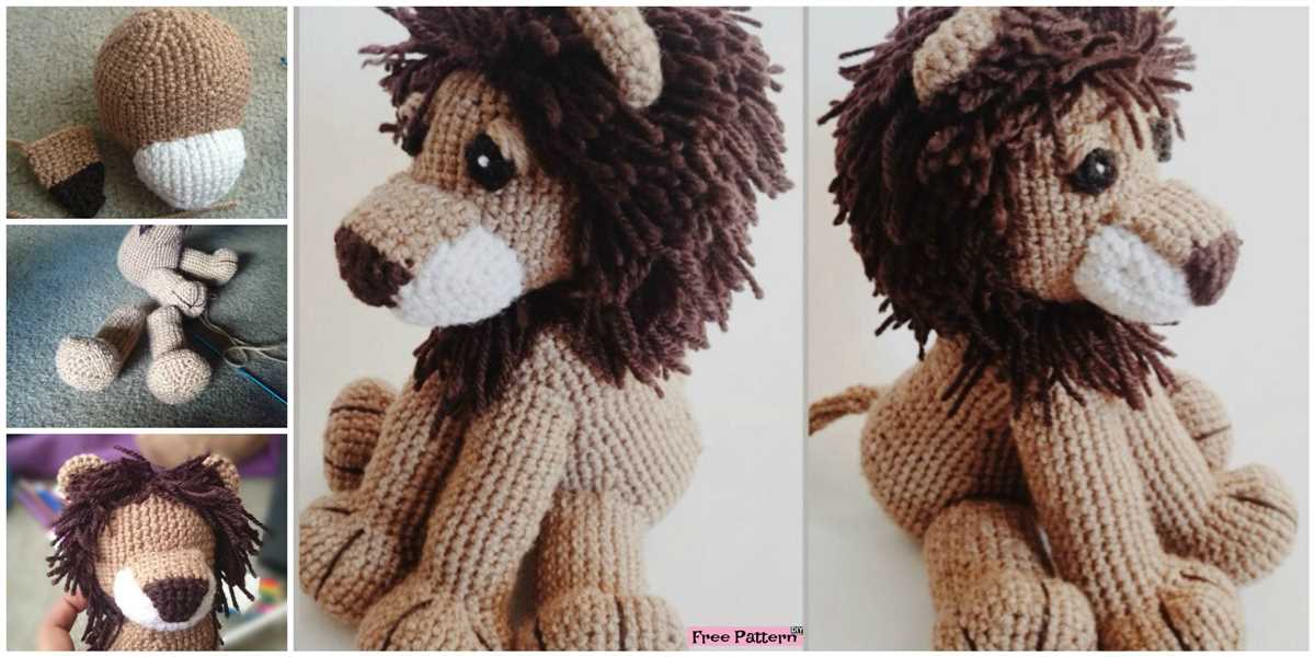 Free lion knitting pattern