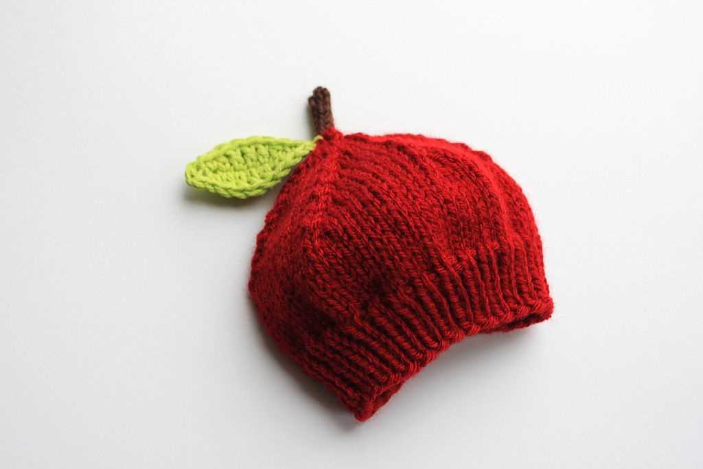 Top down knitted hat pattern