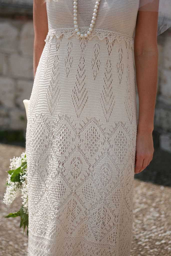 Lace dress knitting pattern