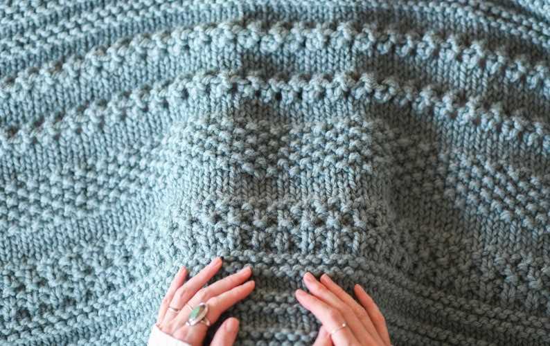 Easy chunky blanket knitting patterns