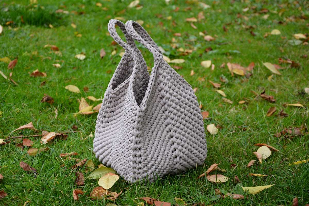 Shoulder bag knitting pattern