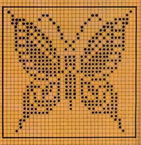 Knitting pattern butterfly