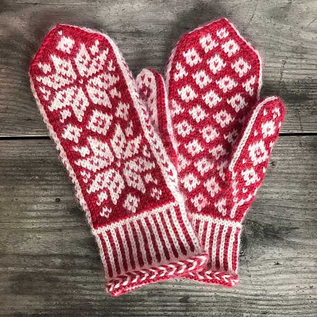 Knitted mittens patterns