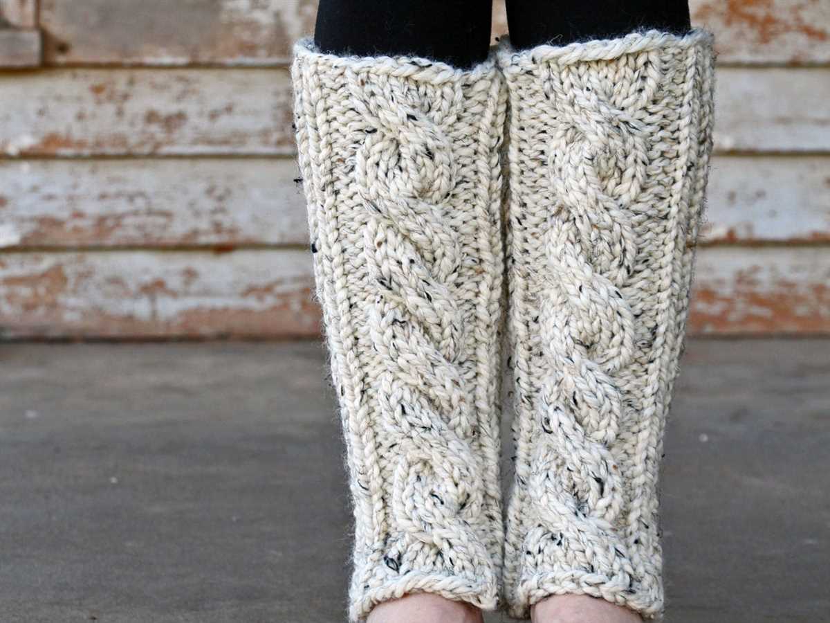 Leg warmer knitting pattern free