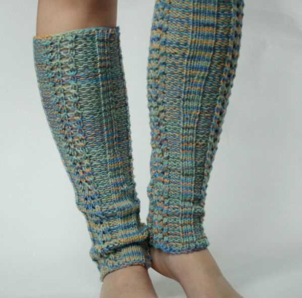 Knitted ankle warmers pattern