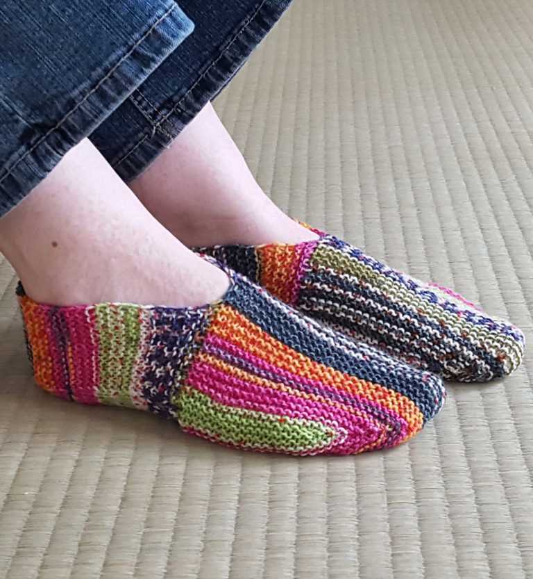 Easy knitted slipper patterns free