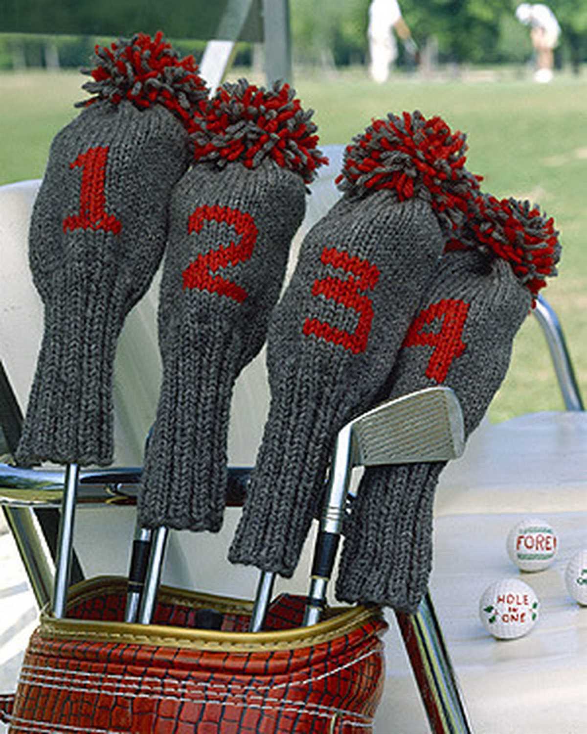 Hand knit free knitting patterns for golf club head covers