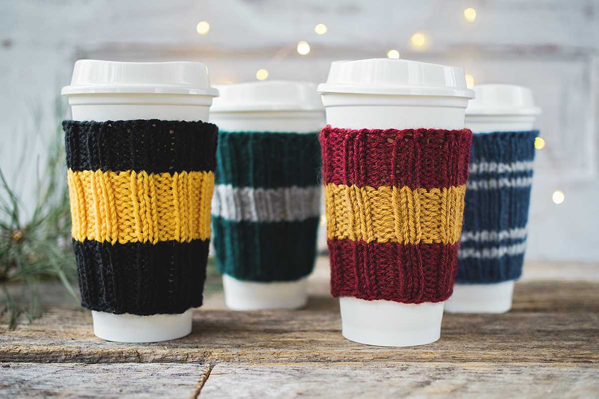 Mug cozy knitting pattern easy