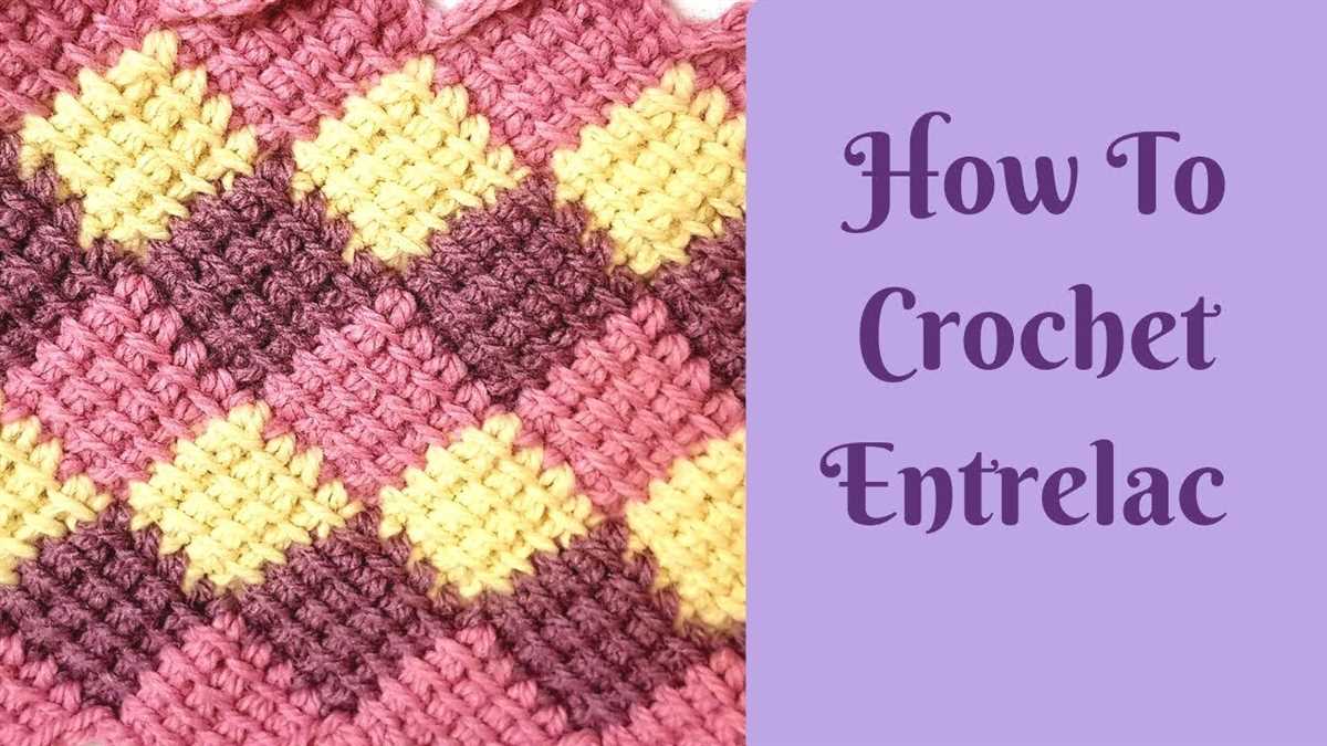 Free entrelac blanket knitting pattern