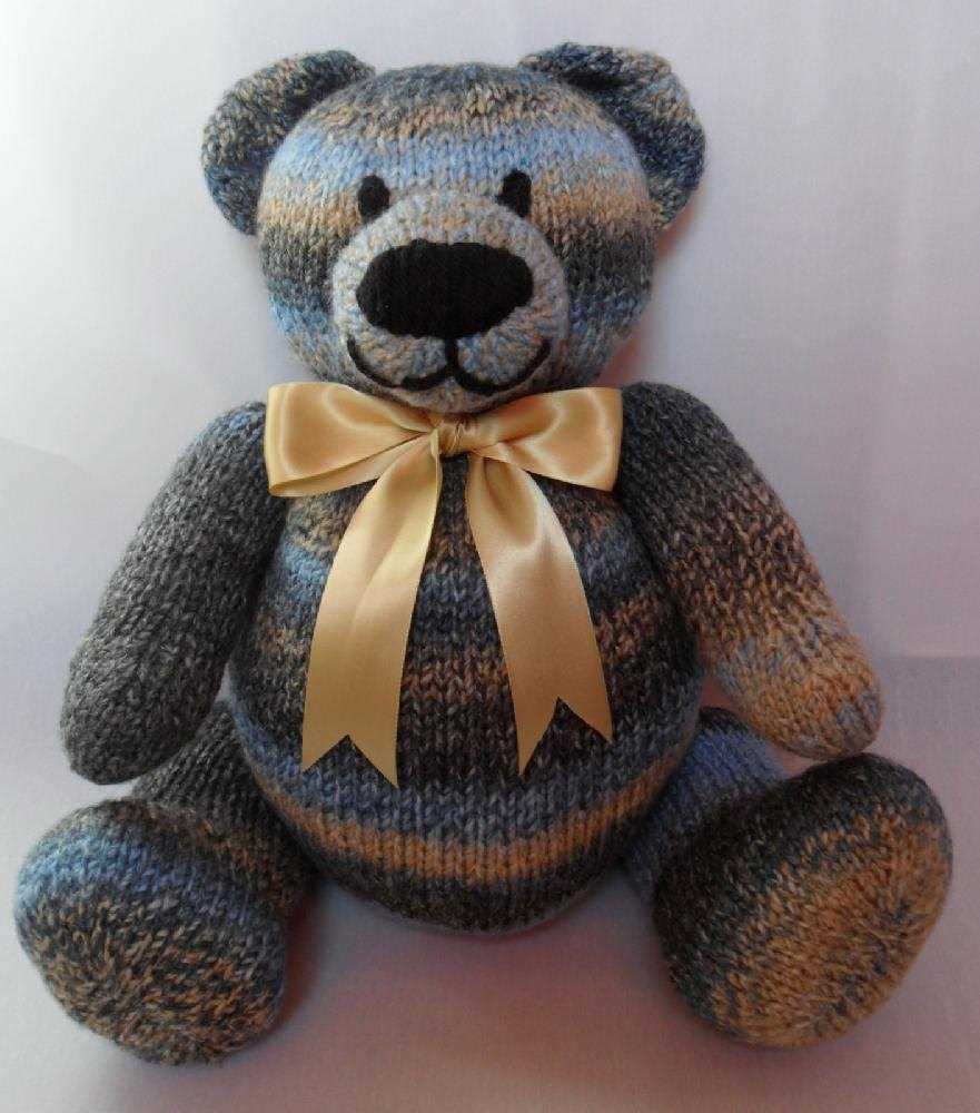 Easy knitted teddy bear pattern