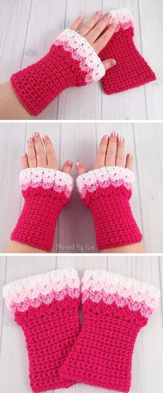 Easy wrist warmer knitting pattern free