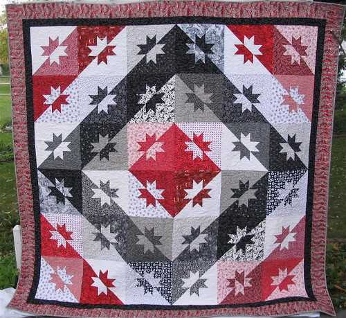 Barn raising quilt knitting pattern free