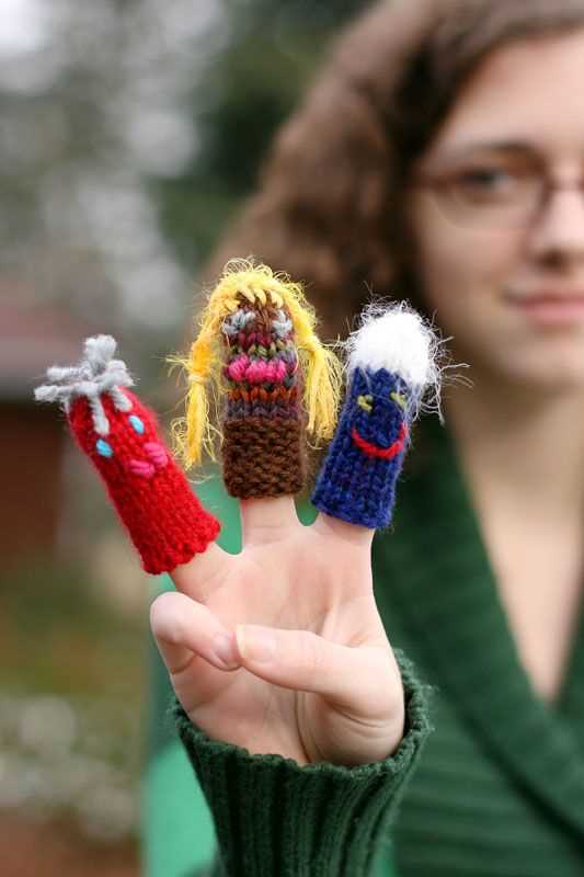 Finger puppets knitting patterns