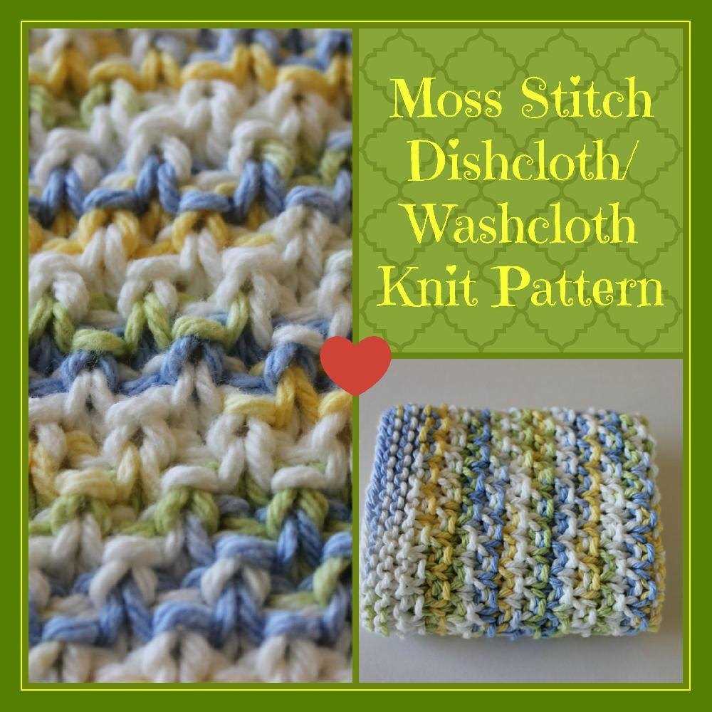 How to knit dishcloths free patterns