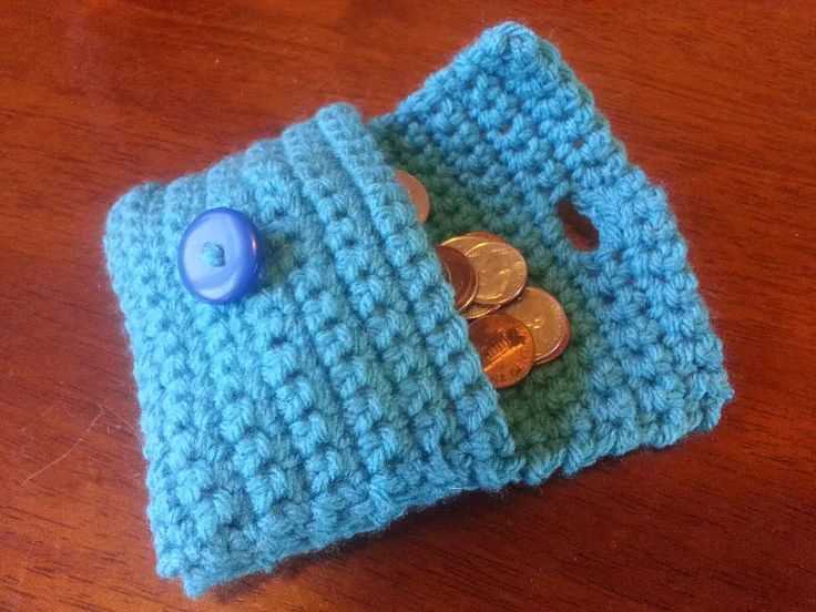 Knit coin purse pattern free