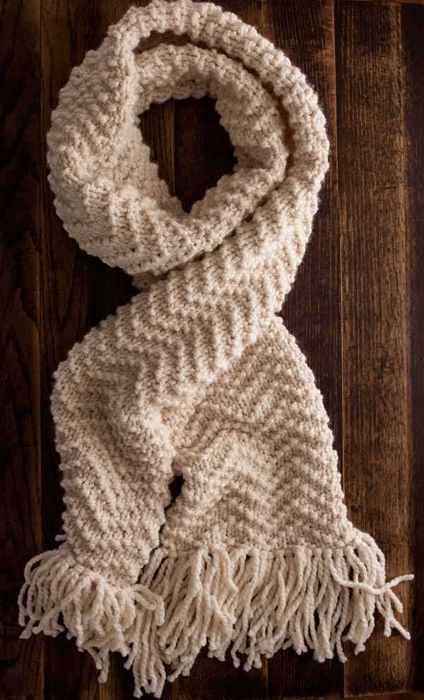 Quick scarf knitting pattern