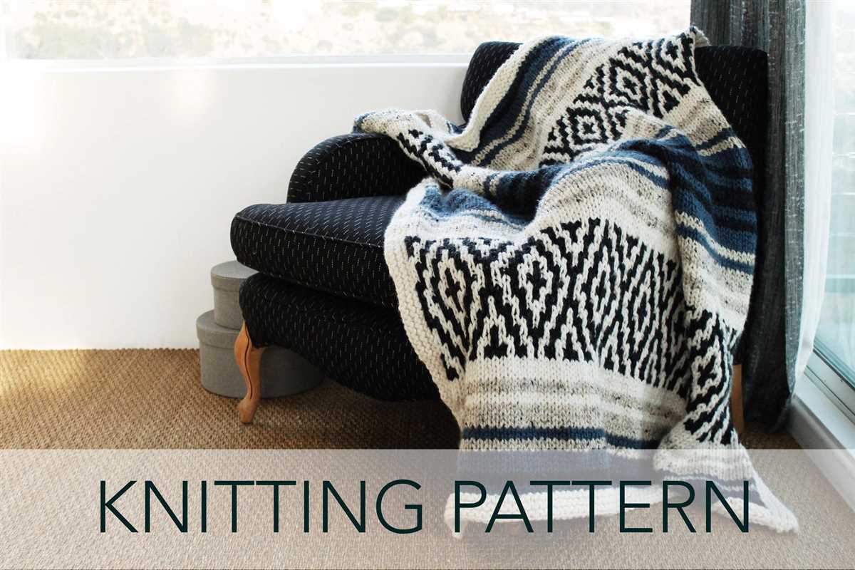 Mexican blanket knitting pattern