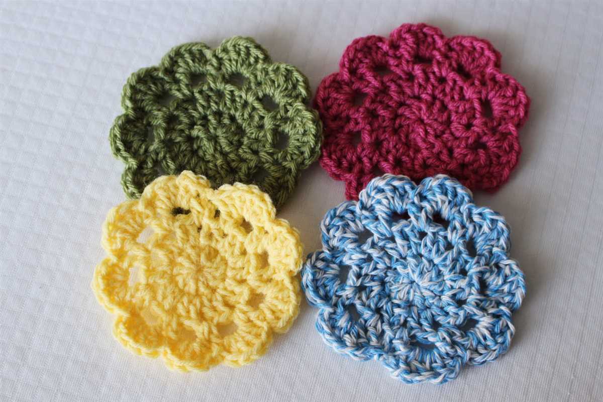 Free patterns for knitted coasters