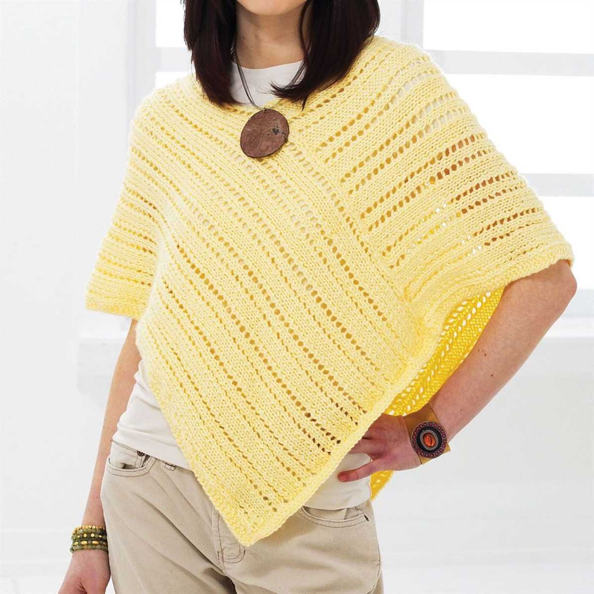 Knitting poncho patterns