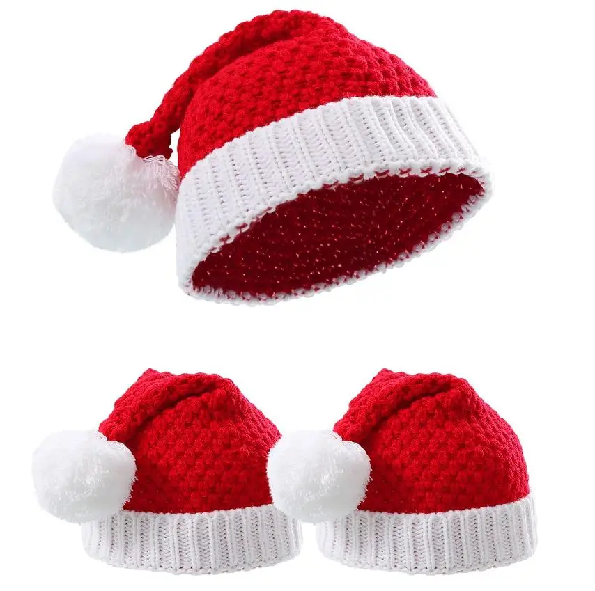 Chunky knit santa hat pattern free