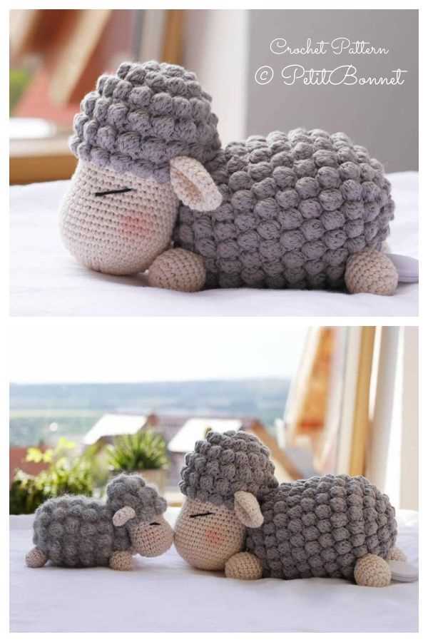 Knitted lamb pattern free